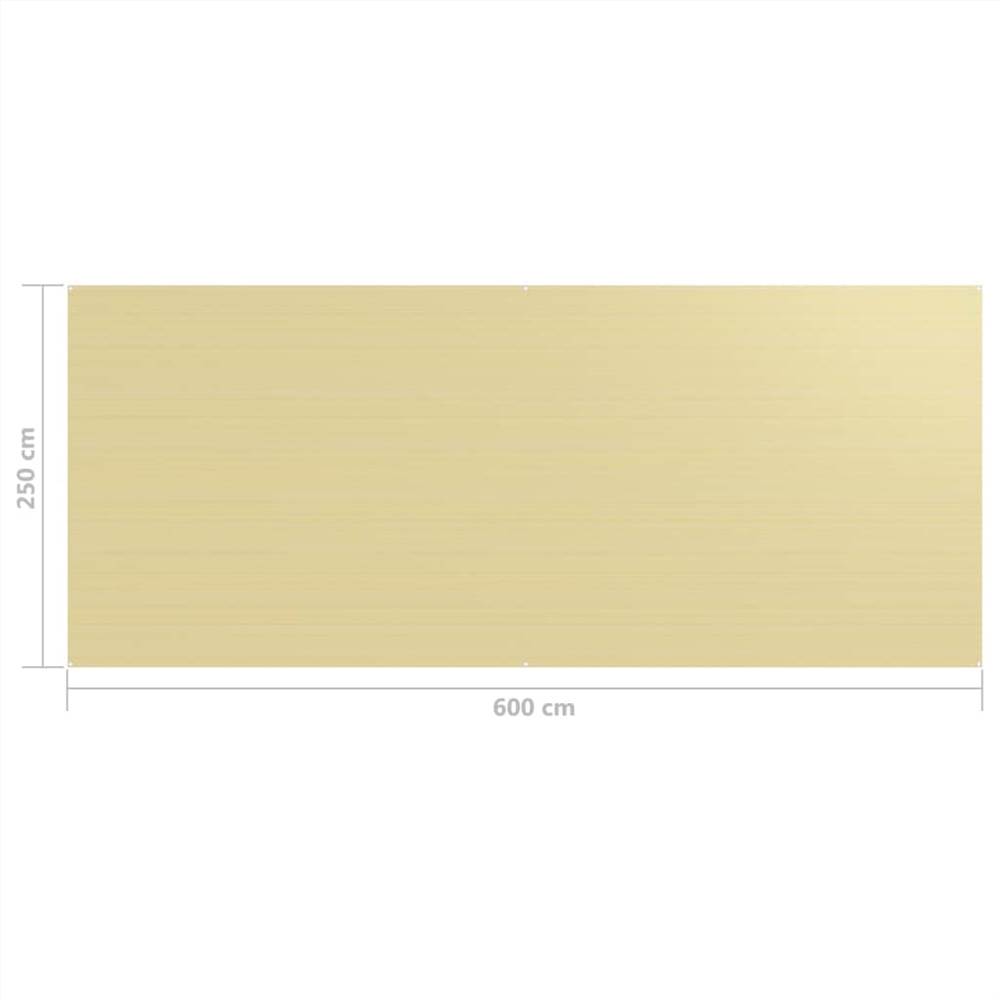 310767 Tent Carpet 250x600 cm Beige