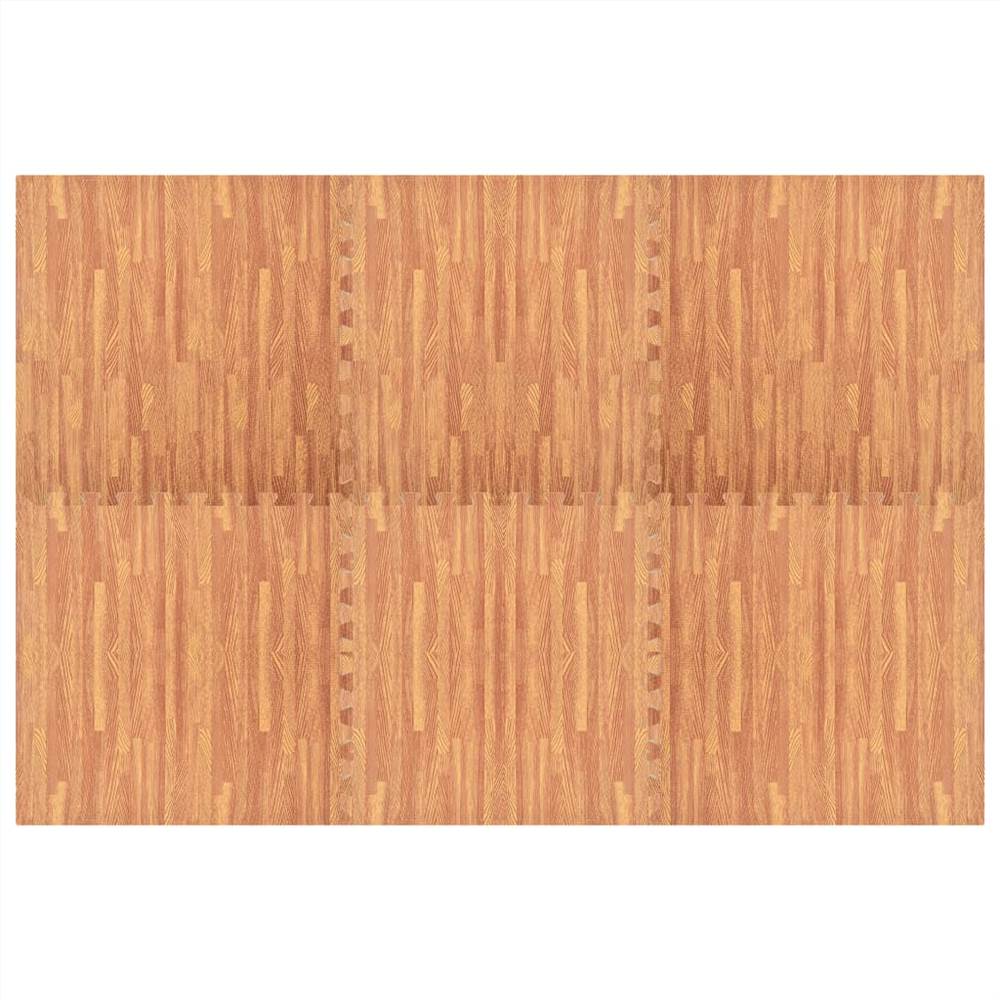 Floor Mats 6 pcs Wood Grain 2.16 ㎡ EVA Foam