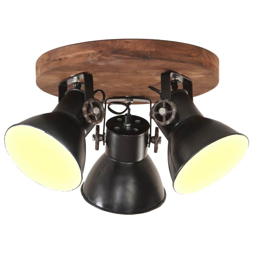 

Industrial Ceiling Lamp 25 W Dead Black 42x27 cm E27
