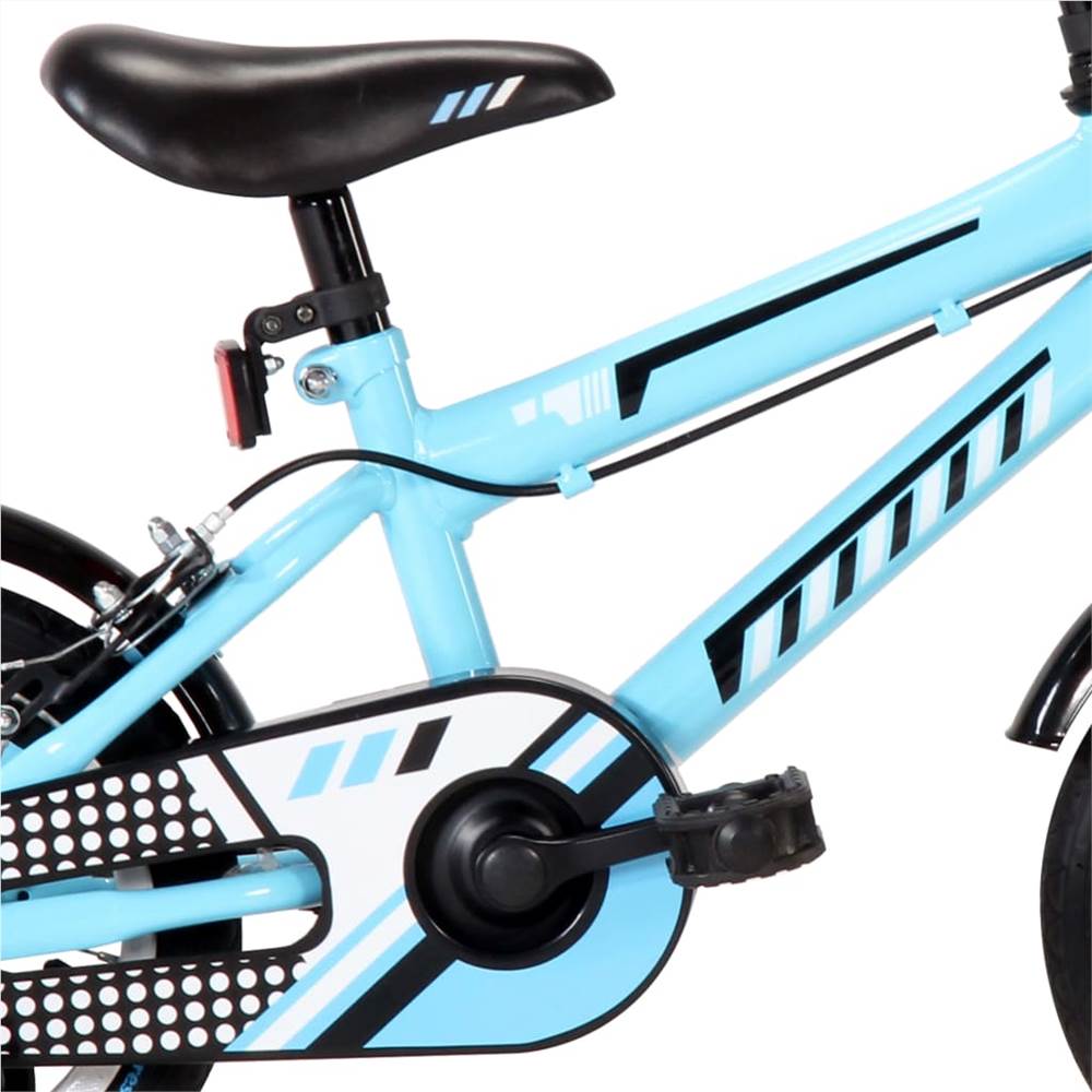 Kids Bike 12 inch Black and Blue