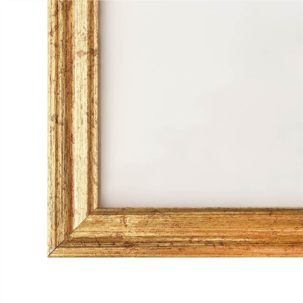 Photo Frames Collage 5 pcs for Wall or Table Gold 30x30 cm MDF