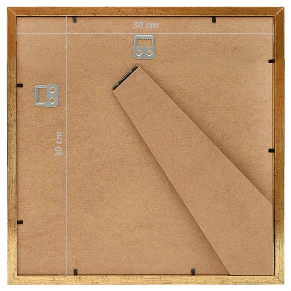 Photo Frames Collage 5 pcs for Wall or Table Gold 30x30 cm MDF