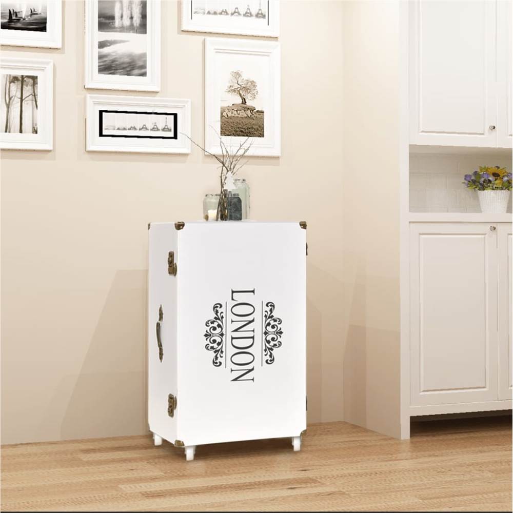 

Trunk Side Cabinet 40x30.5x81 cm White