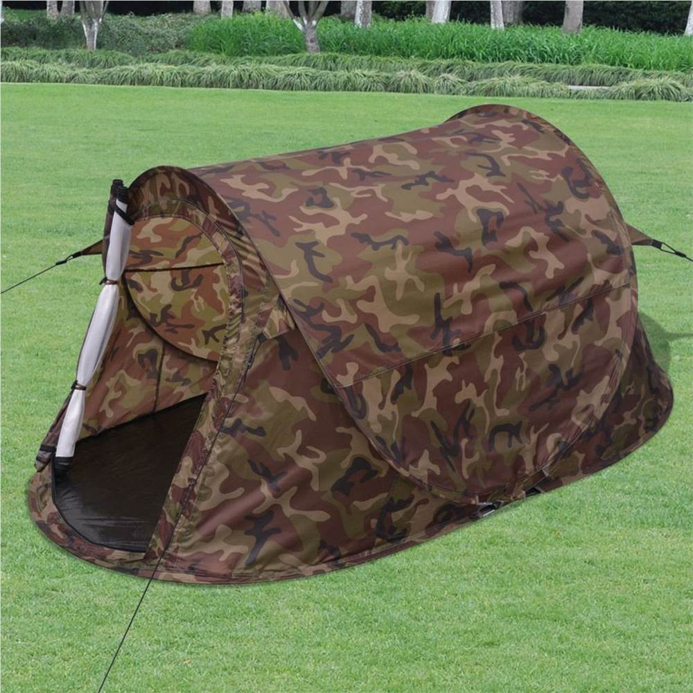 Выдвижная камуфляжная палатка для 2 человек