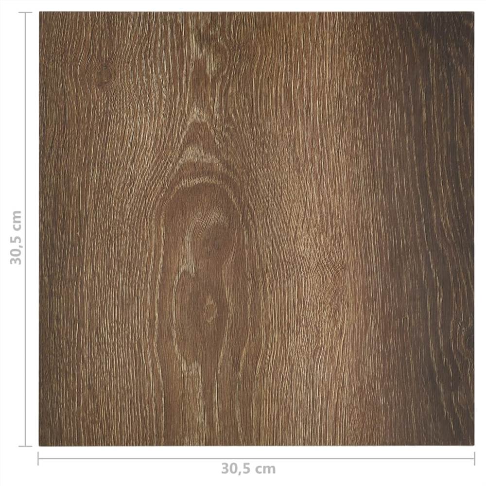 330150  Self-adhesive Flooring Planks 20 pcs PVC 1,86 m² Brown