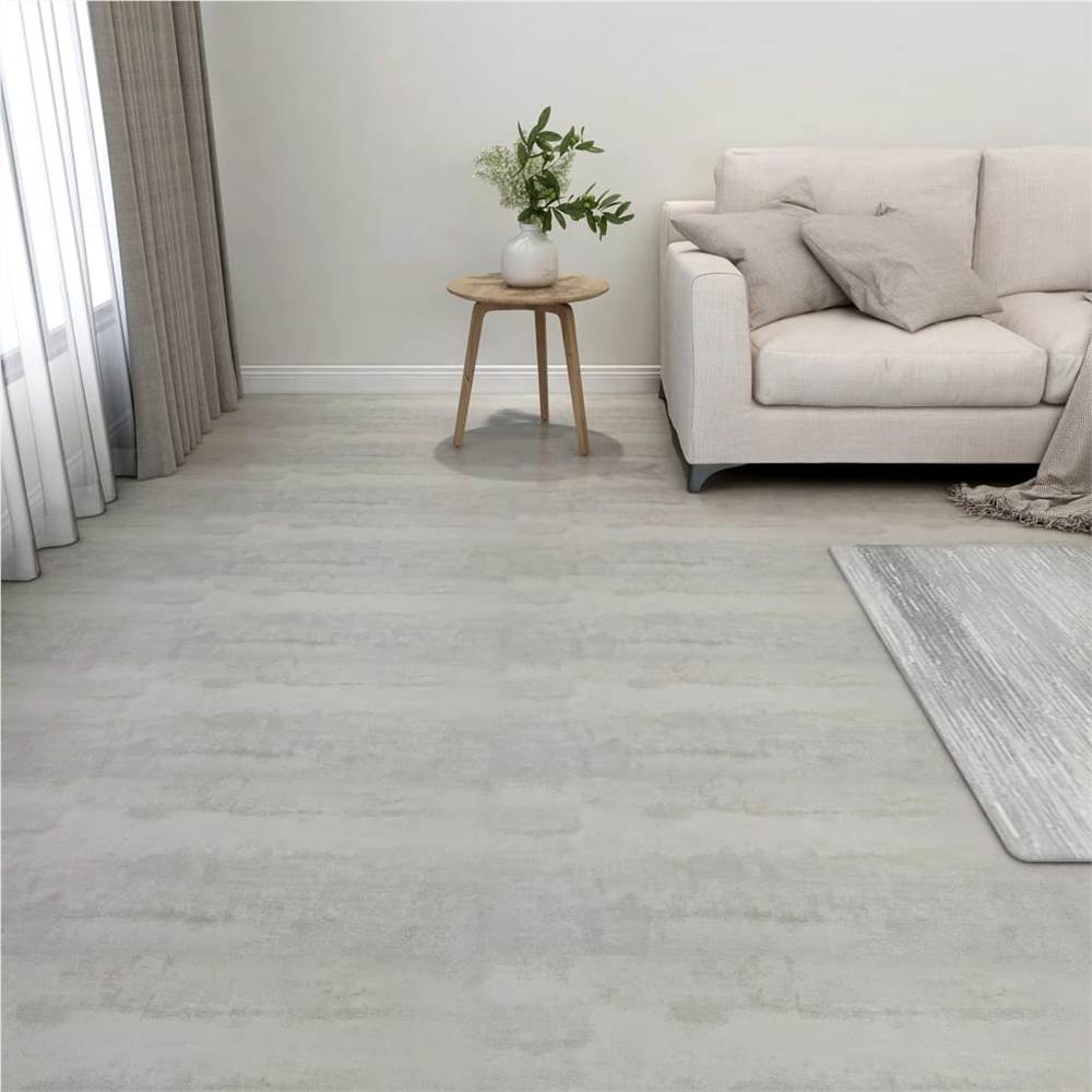 

330154 Self-adhesive Flooring Planks 20 pcs PVC 1,86 m² Light Grey