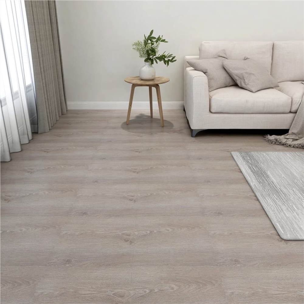 330155  Self-adhesive Flooring Planks 20 pcs PVC 1,86 m² Taupe