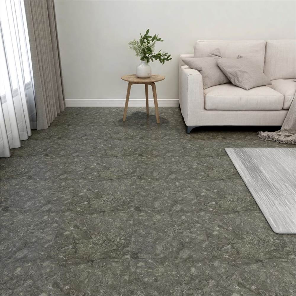 330156  Self-adhesive Flooring Planks 20 pcs PVC 1,86 m² Grey