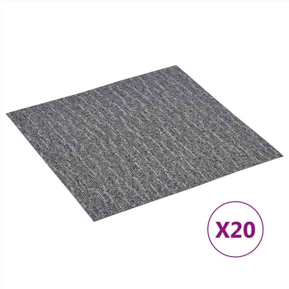 330167  Self-adhesive Flooring Planks 20 pcs PVC 1,86 m² Grey