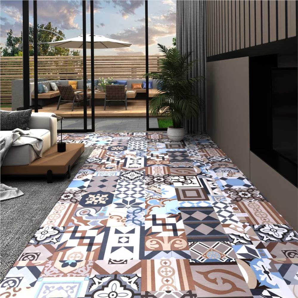 

330168 Self-adhesive Flooring Planks 20 pcs PVC 1,86 m² Mono Pattern