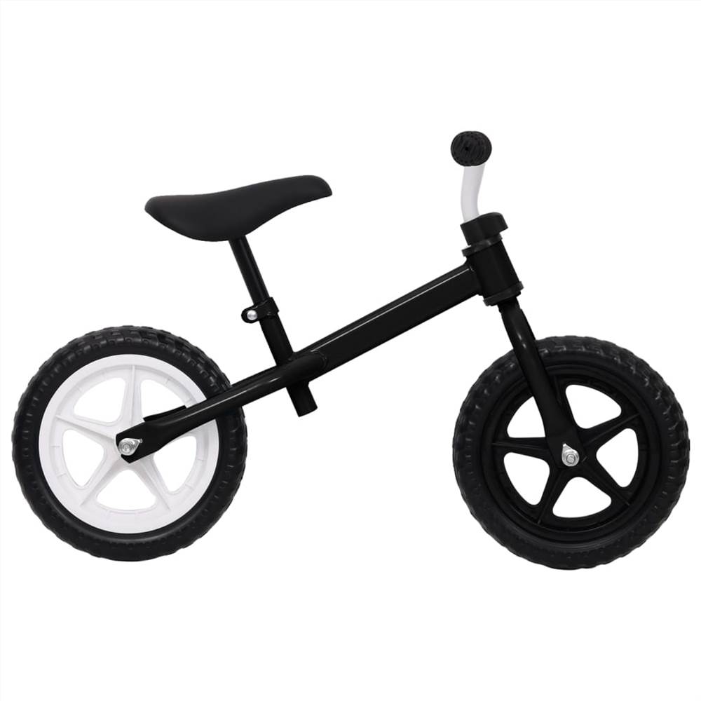 Балансировочный велосипед, 12 дюймовые колеса, черный