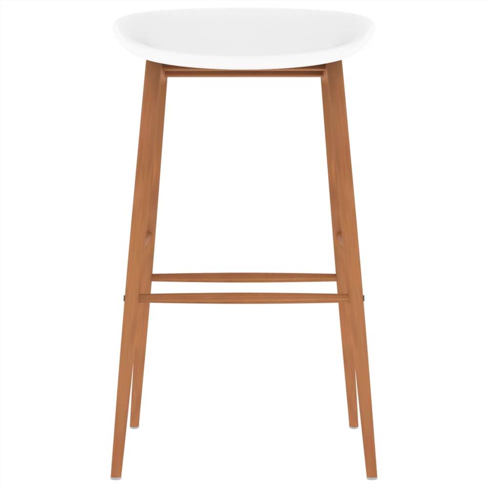 Bar Chairs 2 pcs White