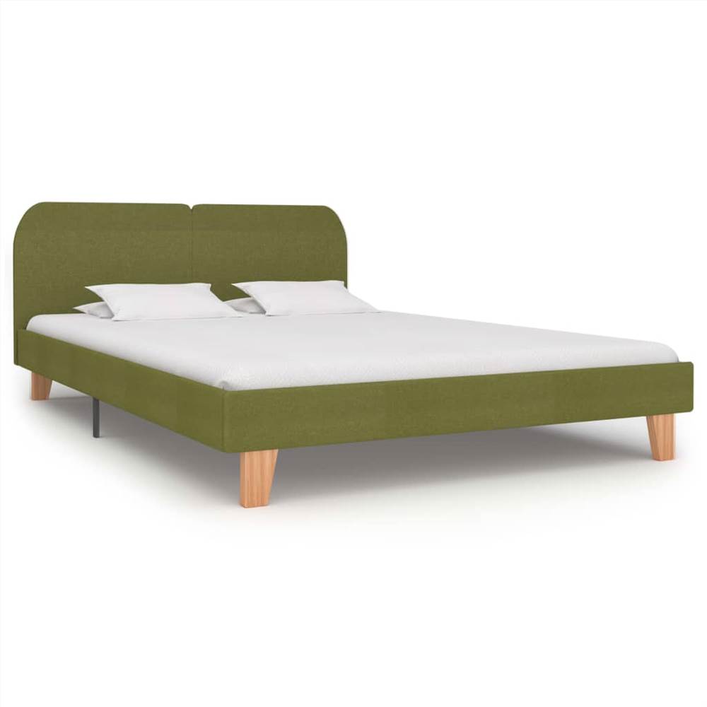 

Bed Frame Green Fabric 180x200 cm 6FT Super King
