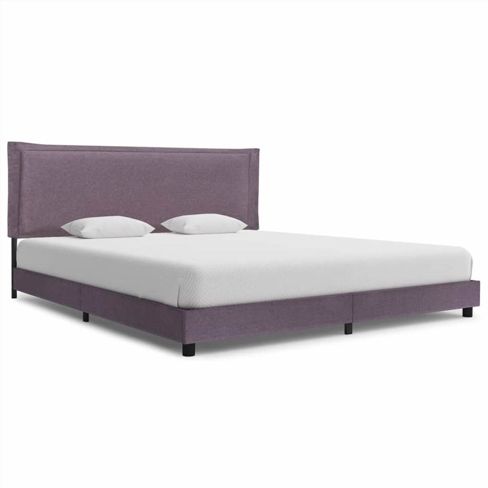 

Bed Frame Taupe Fabric 150x200 cm