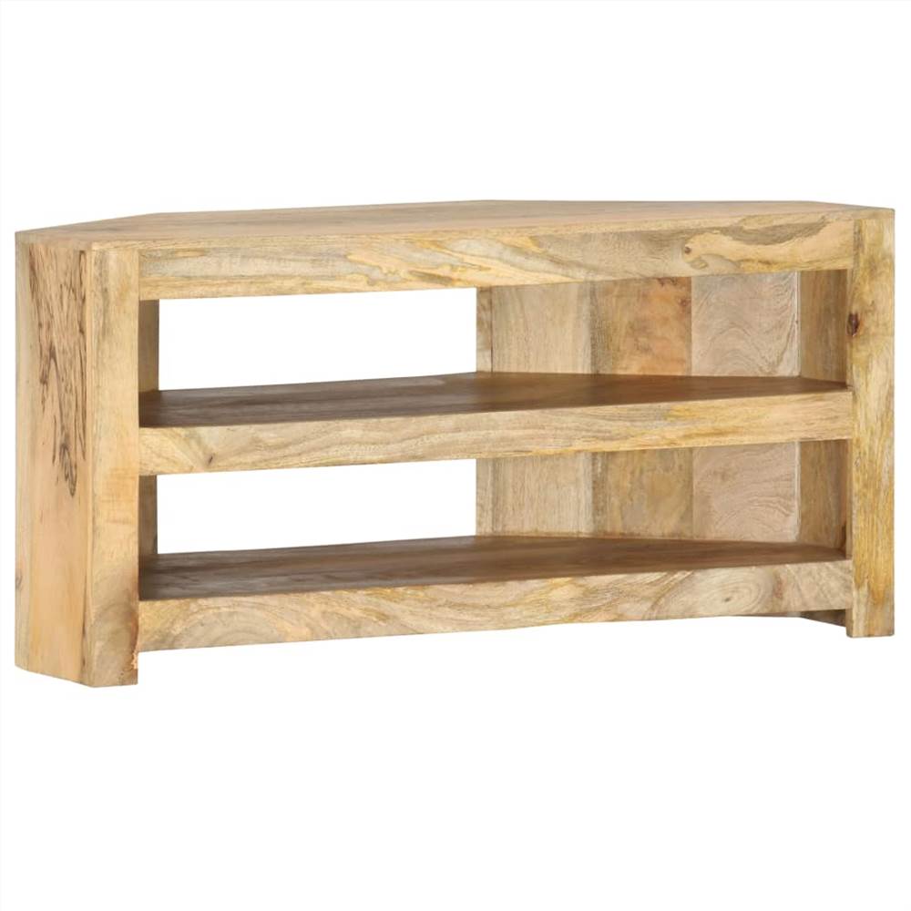 Corner TV Cabinet 90x45x45 cm Solid Mango Wood
