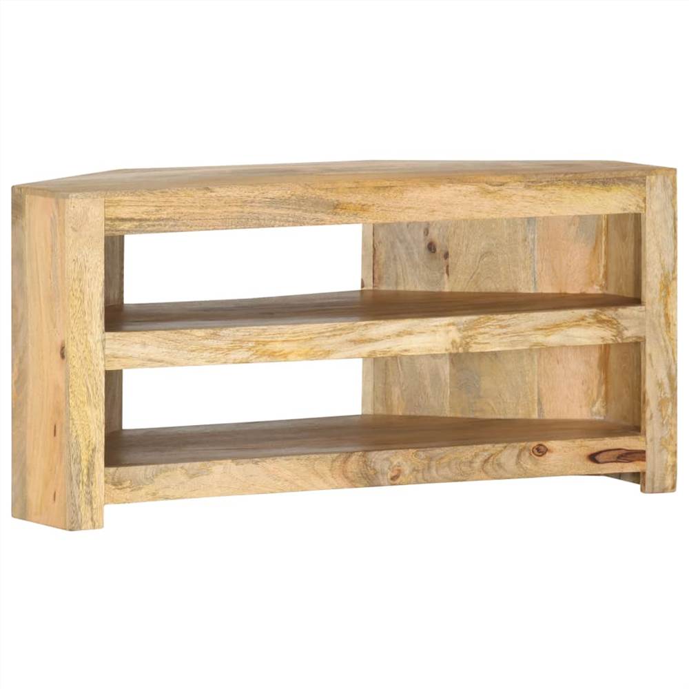 Corner TV Cabinet 90x45x45 cm Solid Mango Wood