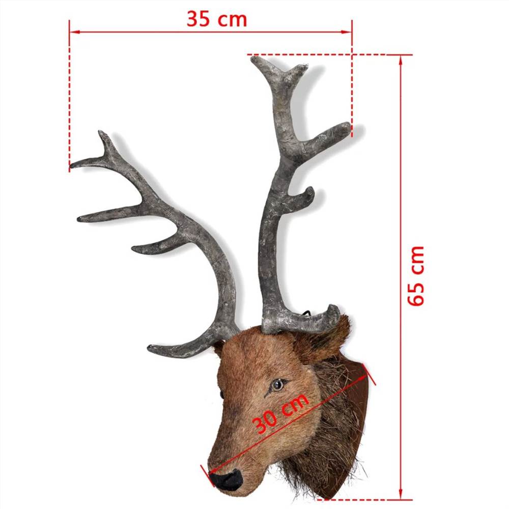 Deer Head Wall Mounted Decoration Natural Looking
