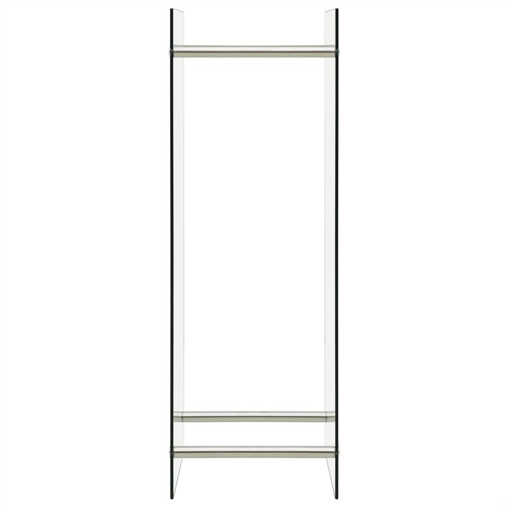 Firewood Rack Transparent 40x35x120 cm Glass