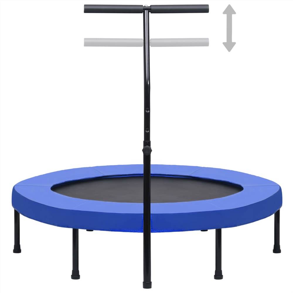 Fitness Trampoline with Handle and Safety Pad 122 cm