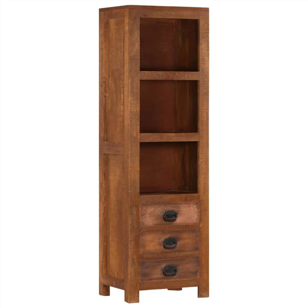 

Highboard with 3 Drawers 40x30x130 cm Solid Mango Wood