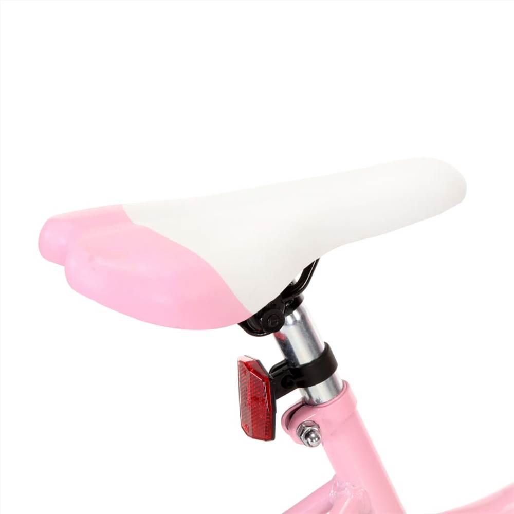 Kids Bike with Front Carrier 20 inch Pink and Black