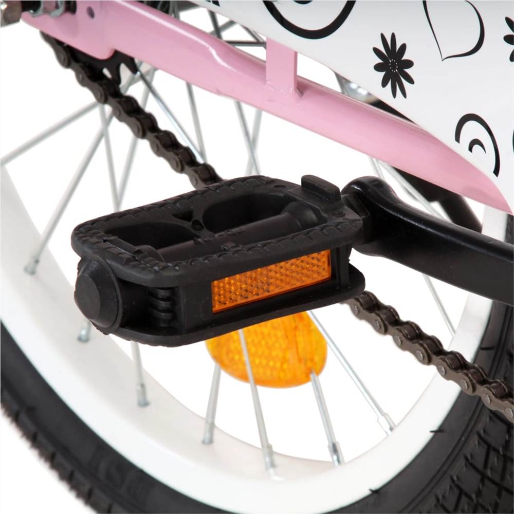 Kids Bike with Front Carrier 20 inch Pink and Black