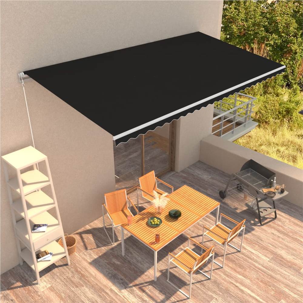 

Manual Retractable Awning 600x300 cm Anthracite