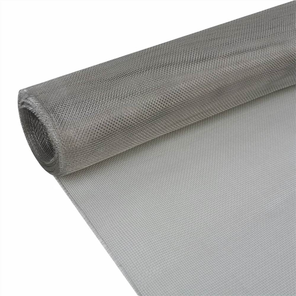 

Mesh Screen Stainless Steel 100x500 cm Silver