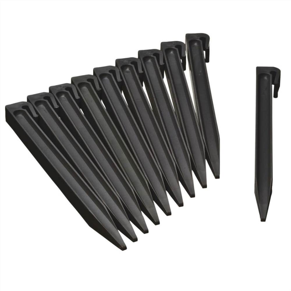 

Nature Garden Anchor Pegs 10 pcs Black