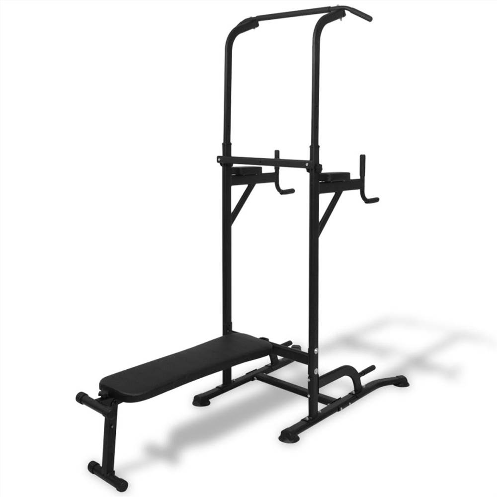 Power Tower con panca per sit-up