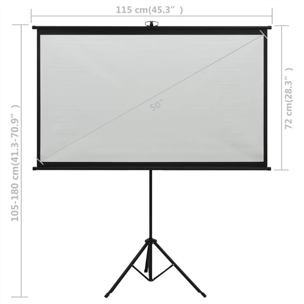 Projection Screen with Tripod 50" 16:9
