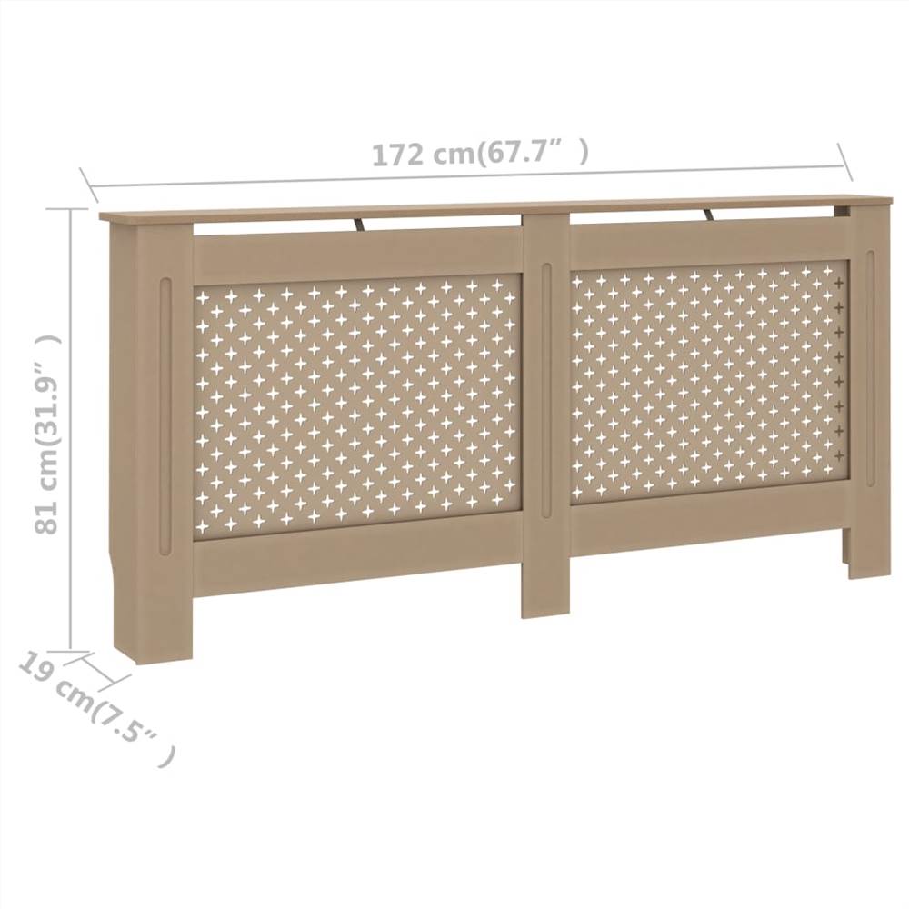 Radiator Cover 172x19x81 cm MDF