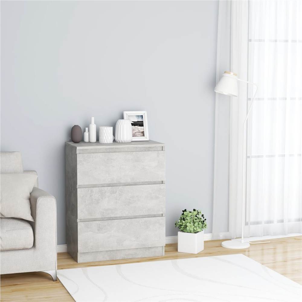 

Sideboard Concrete Grey 60x35x76 cm Chipboard