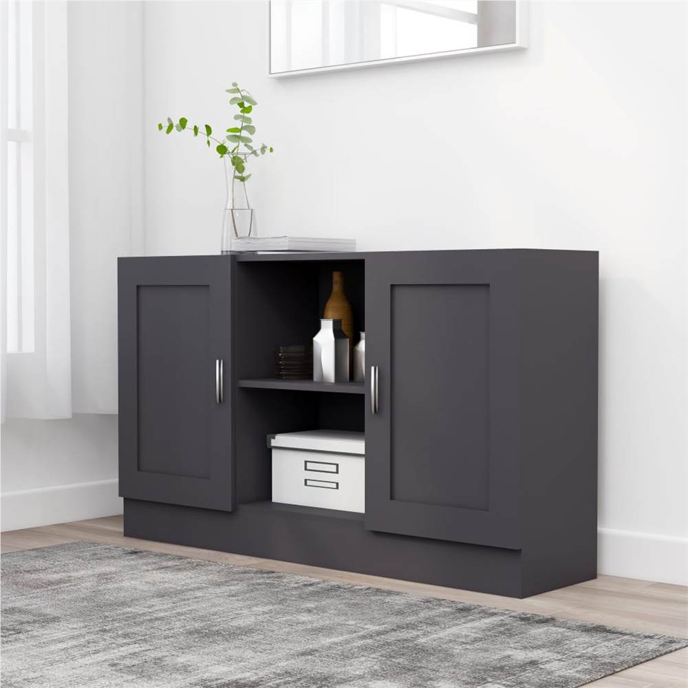 

Sideboard Grey 120x30.5x70 cm Chipboard