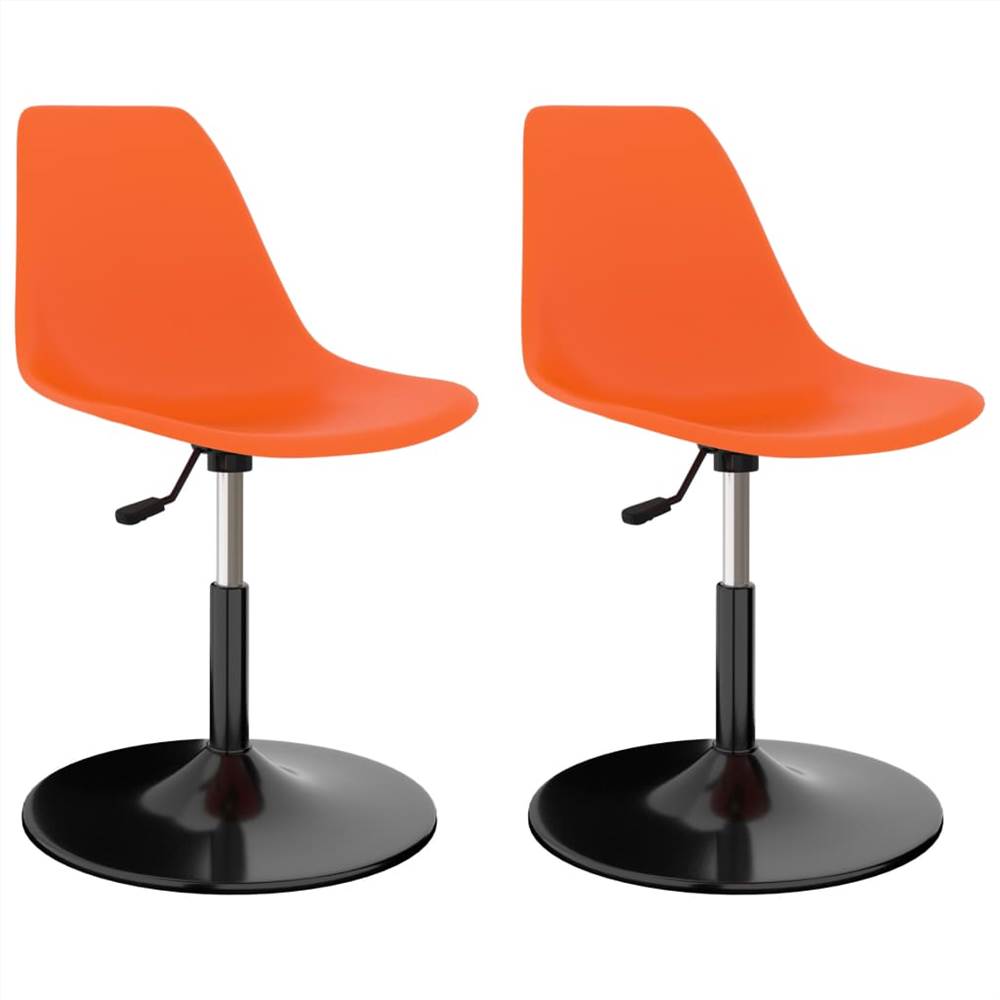 

Swivel Dining Chairs 2 pcs Orange PP