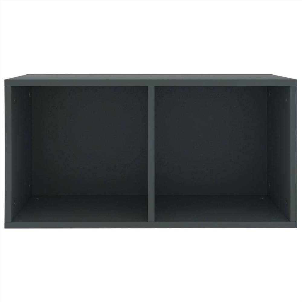 Vinyl Storage Box Grey 71x34x36 Cm Chipboard 9 Vinyl Storage Box Grey 71x34x36 cm Chipboard