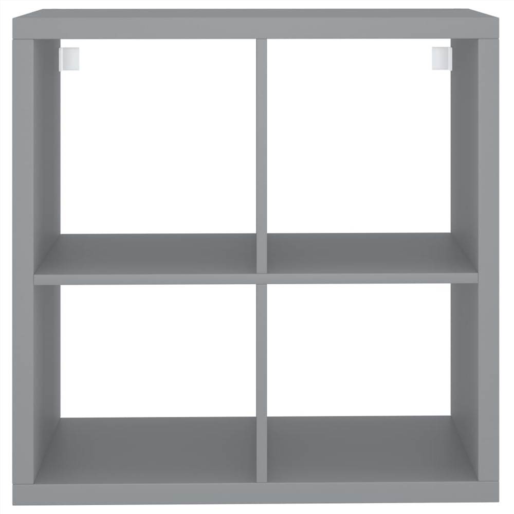 Wall Cube Shelf Grey 69.5x29.5x69.5 cm MDF