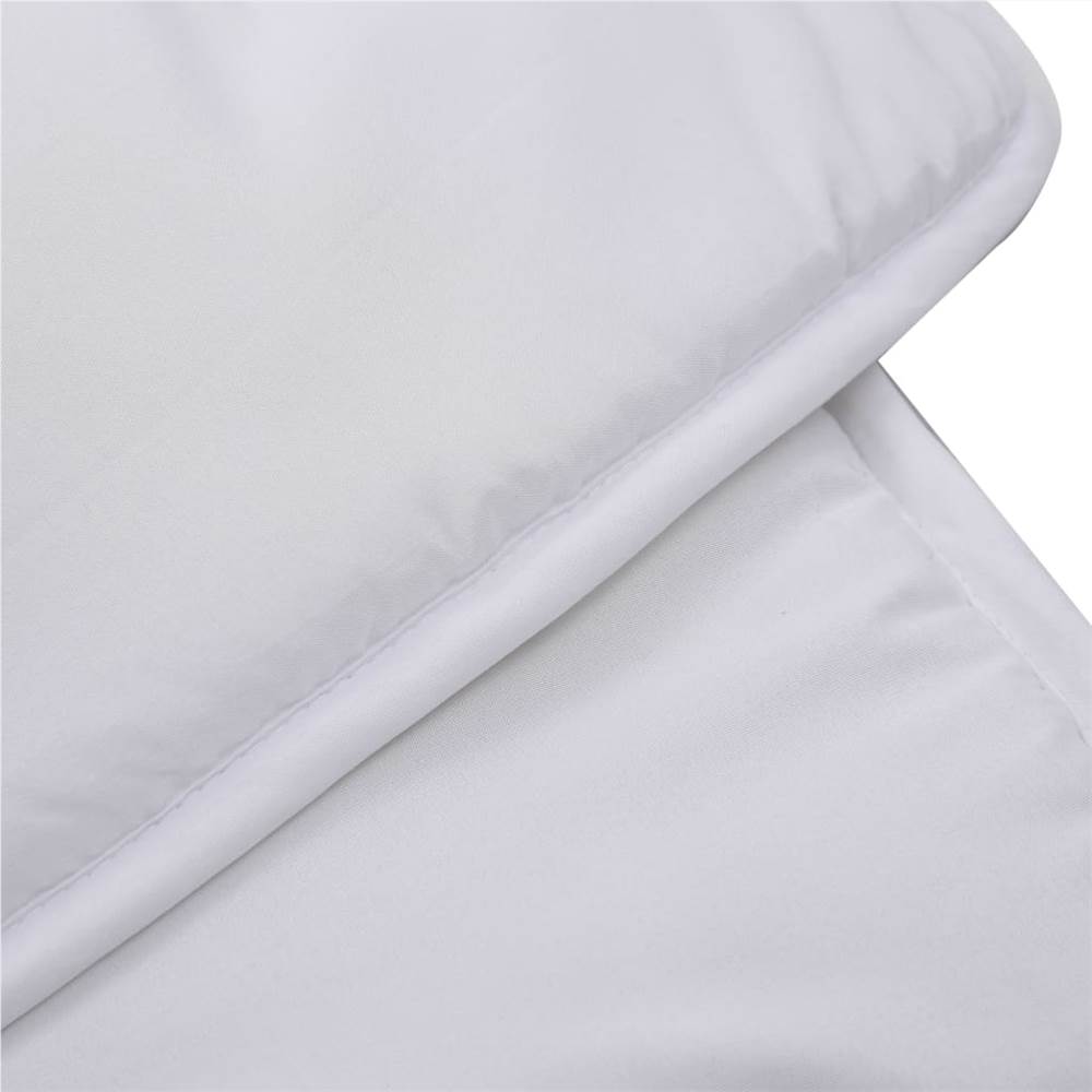 2 Piece Kids Summer Duvet Set White 120x150 cm/40x60 cm