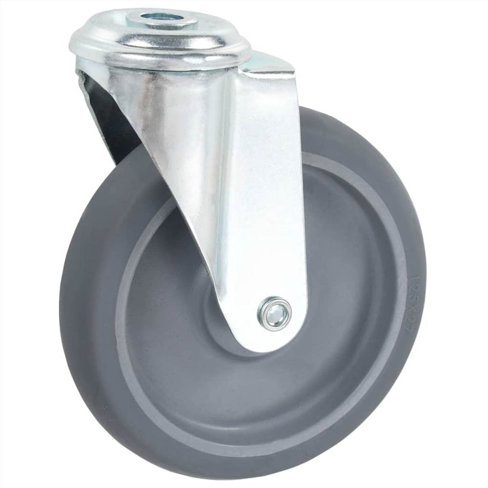 24 pcs Bolt Hole Swivel Casters 125 mm