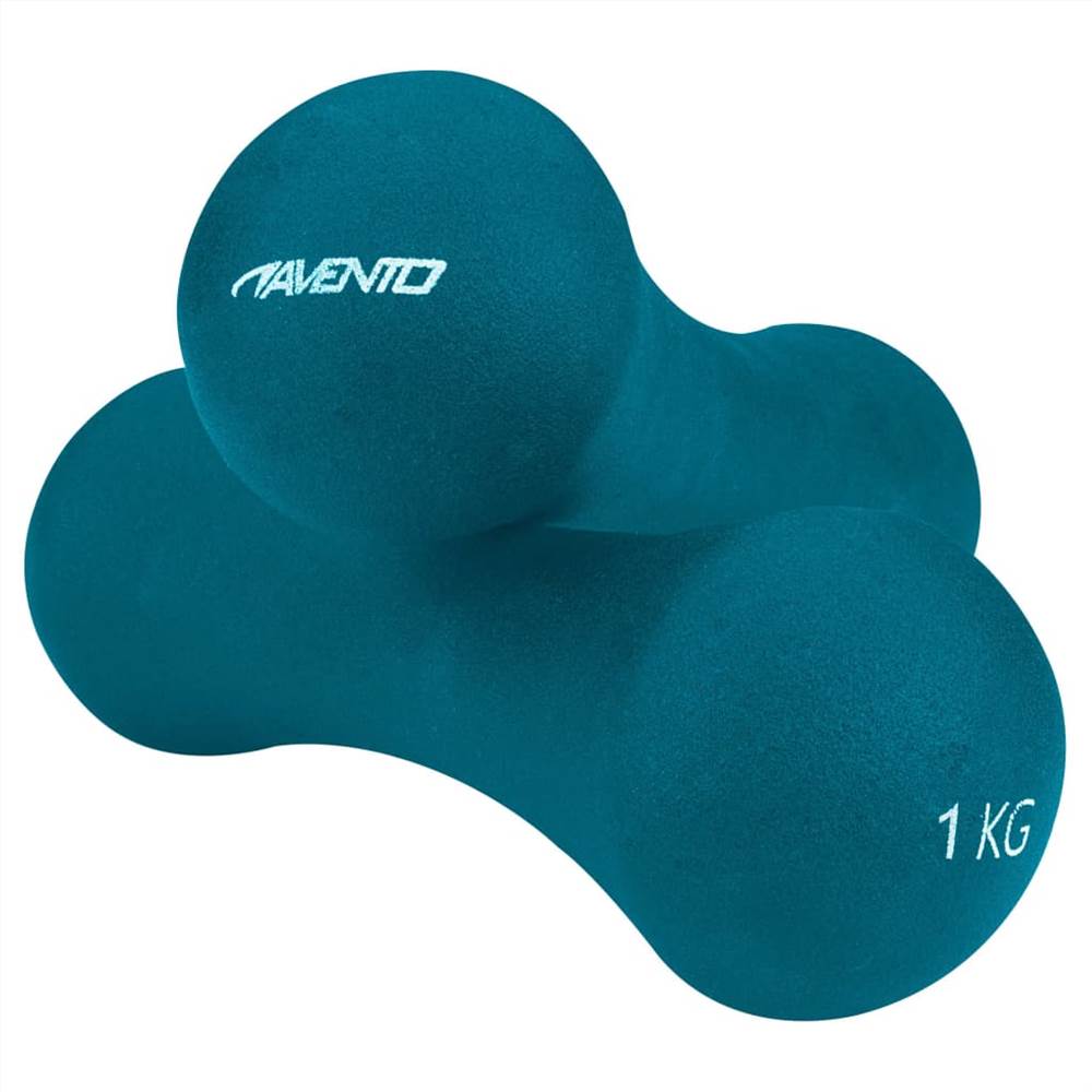 Avento Hand Weight Set Bone 2x1 kg Blue