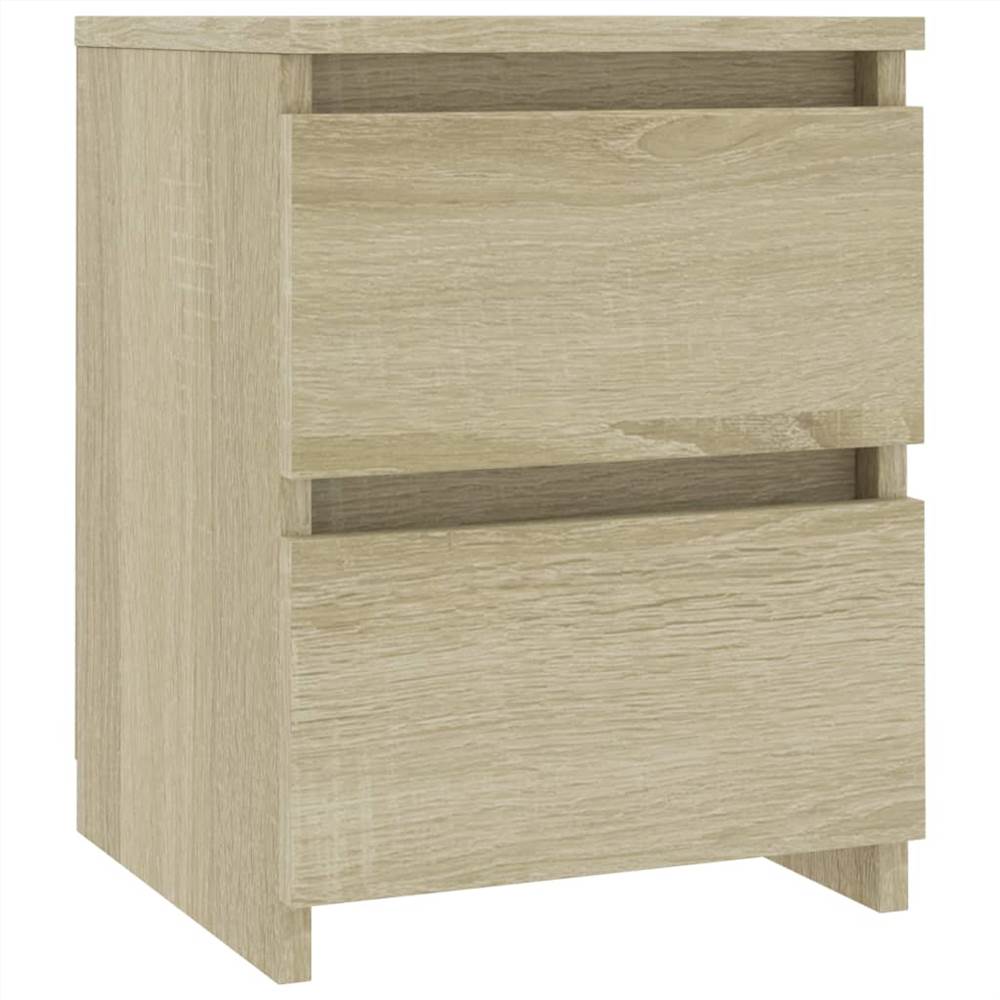 Bedside Cabinet Sonoma Oak 30x30x40 cm Chipboard