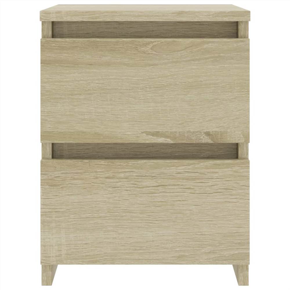 Bedside Cabinet Sonoma Oak 30x30x40 cm Chipboard