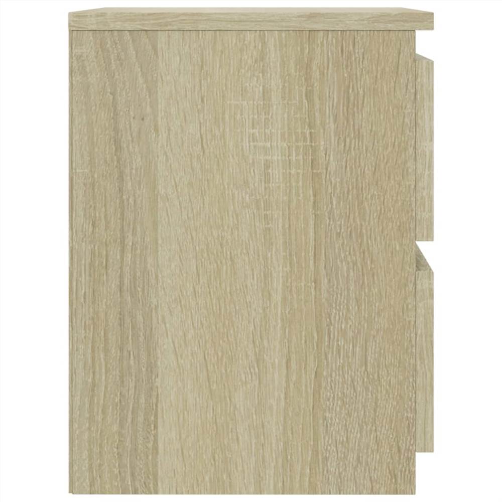 Bedside Cabinet Sonoma Oak 30x30x40 cm Chipboard