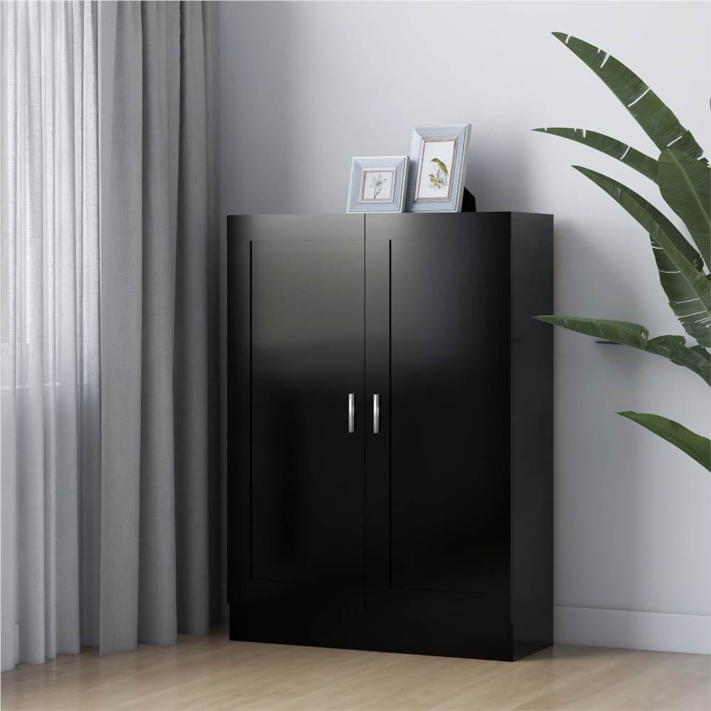 

Book Cabinet Black 82.5x30.5x115 cm Chipboard