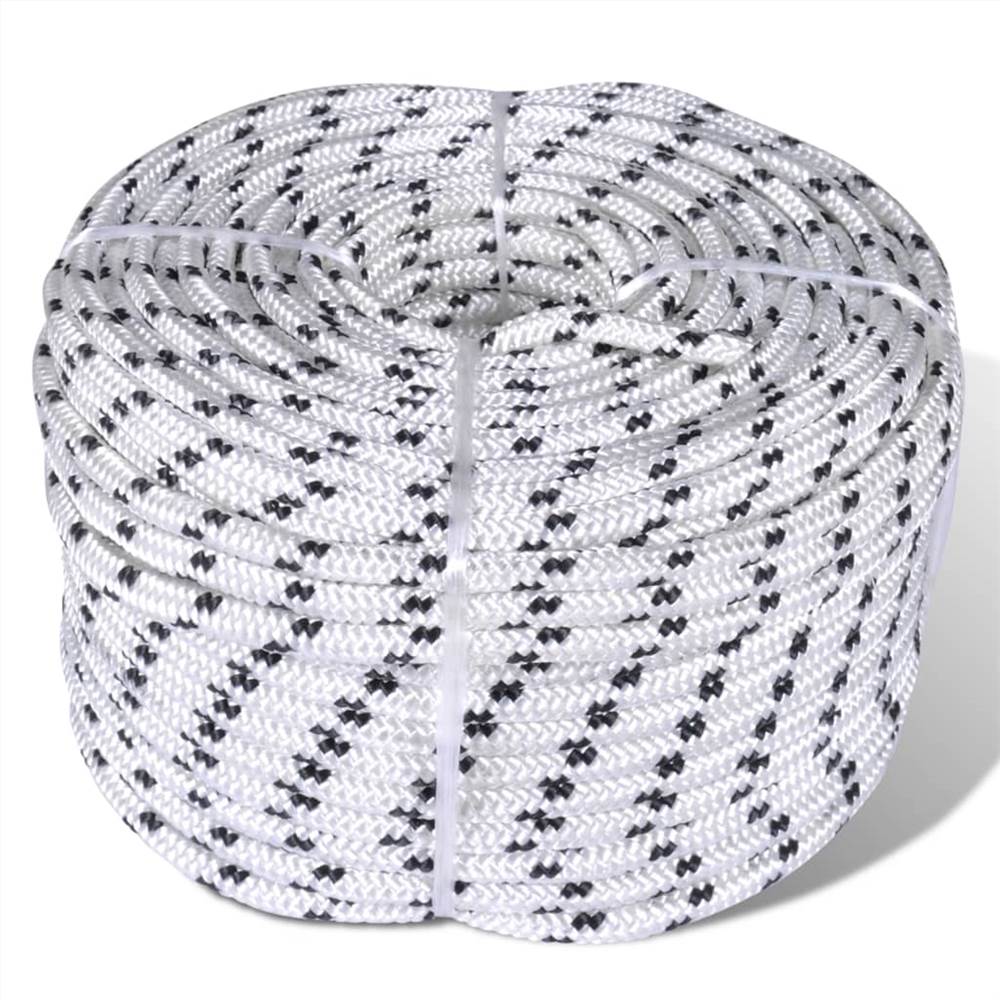 

Braided Boat Rope Polyester 6 mm 250 m White