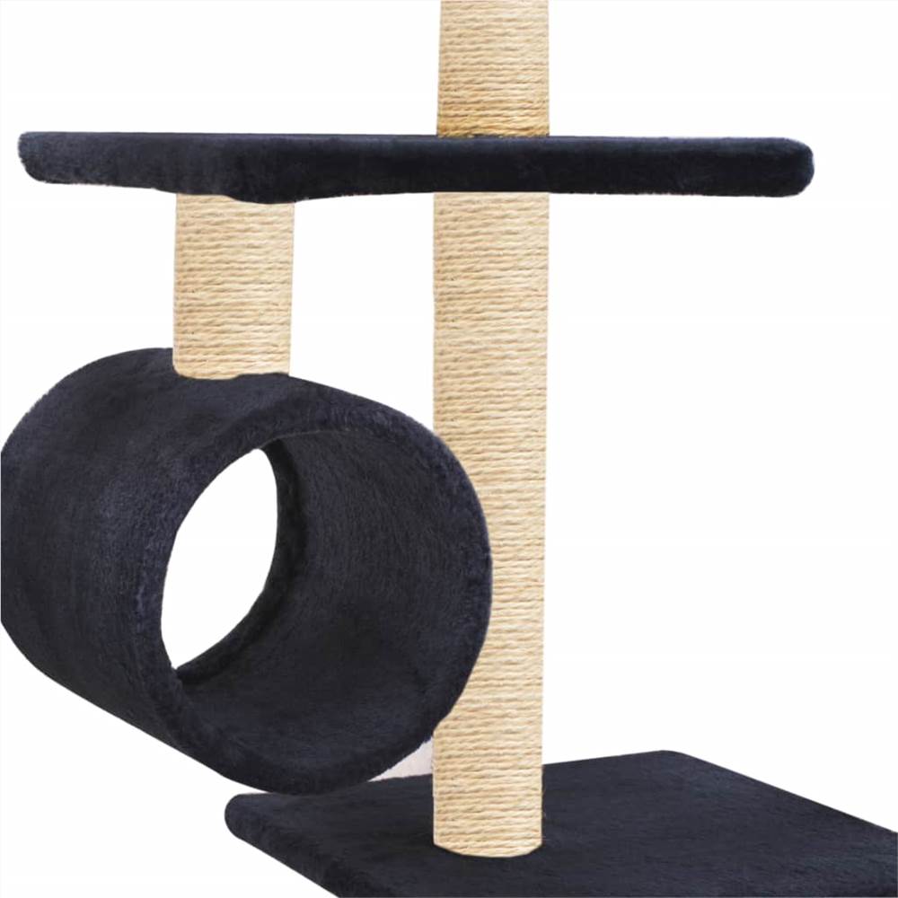 Cat Tree with Sisal Scratching Posts 260 cm Dark Blue