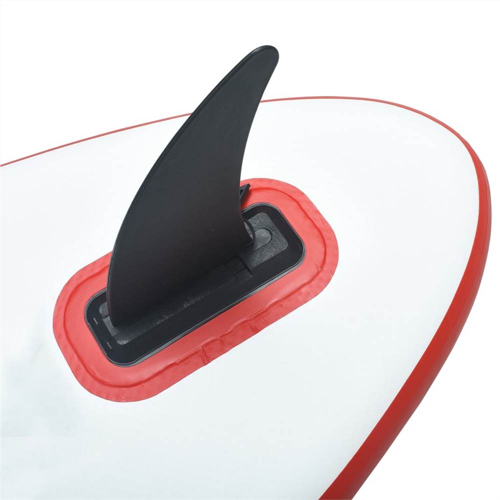 Center Fin for Stand Up Paddle Board 18.3x21.2 cm Water Sports Plastic Black