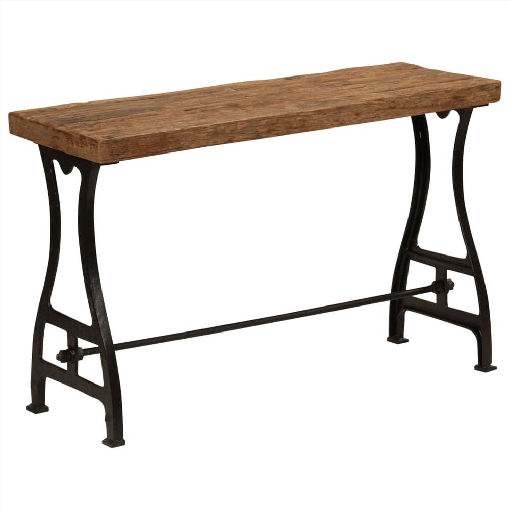 Console Table Solid Reclaimed Wood 120x40x76 cm