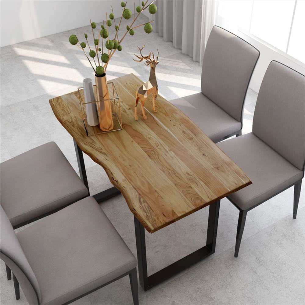 

Dining Table 118x58x76 cm Solid Acacia Wood