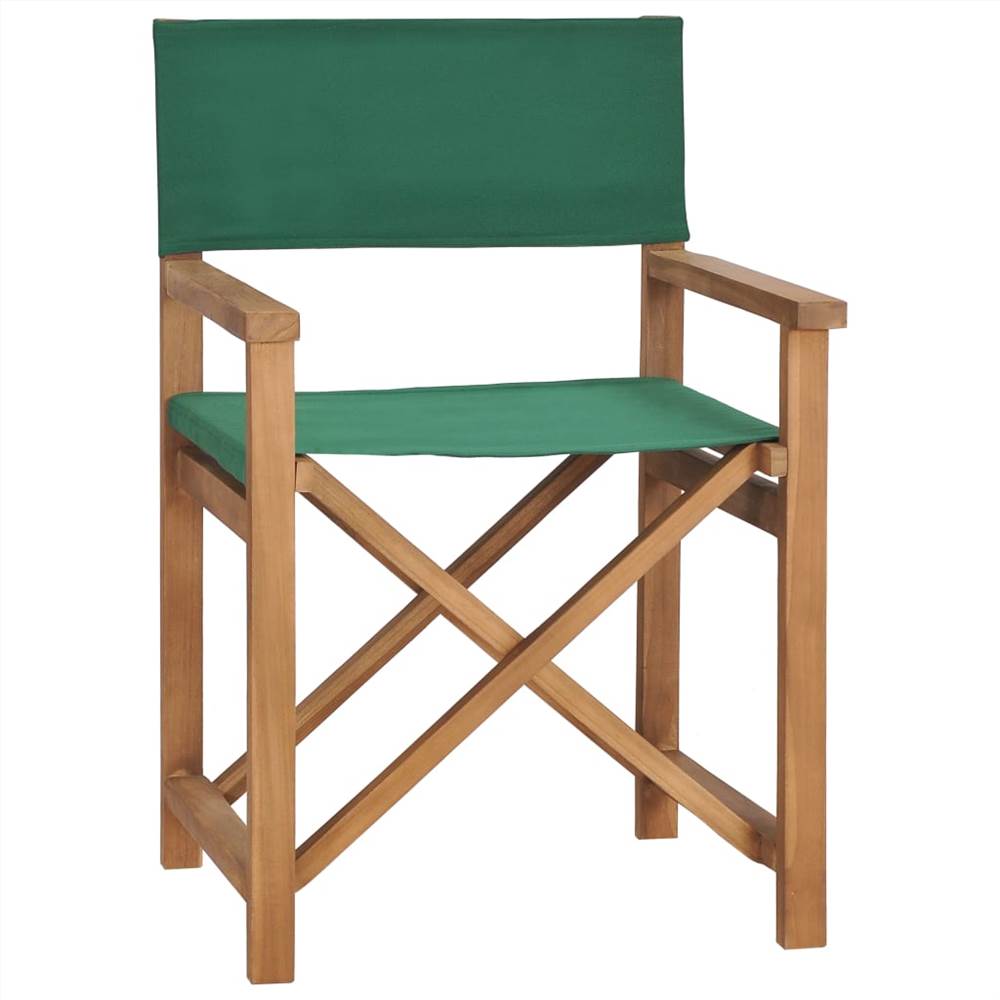 كرسي المدير خشب الساج الصلب الأخضر